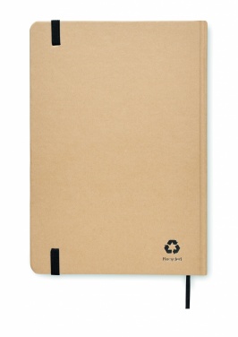 Logo trade promotional merchandise picture of: A5 recycled carton notebook
