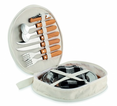 Logo trade promotional items picture of: Picnic 2 person set in pouch