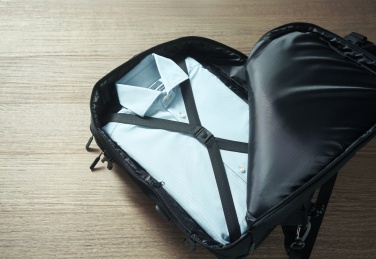 Logo trade promotional giveaway photo of: Backpack 600D RPET