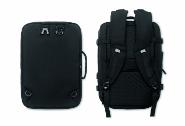 Logo trade corporate gifts image of: Backpack 600D RPET