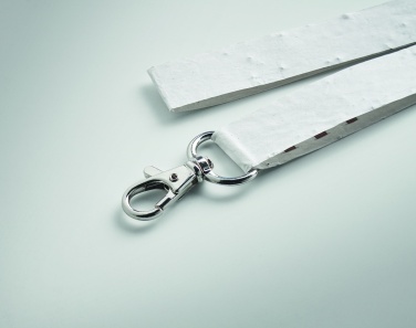 Logotrade promotional items photo of: Seed paper lanyard w/hook