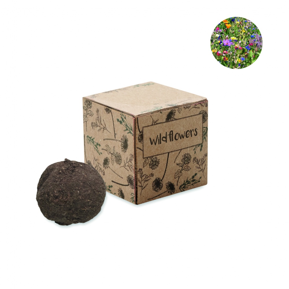 Logotrade advertising products photo of: Seed bomb growing kit