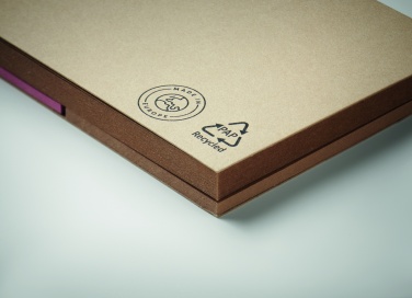 Logo trade promotional items image of: Recycled paper memo set