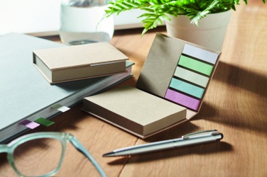 Logo trade business gift photo of: Recycled memo pad set