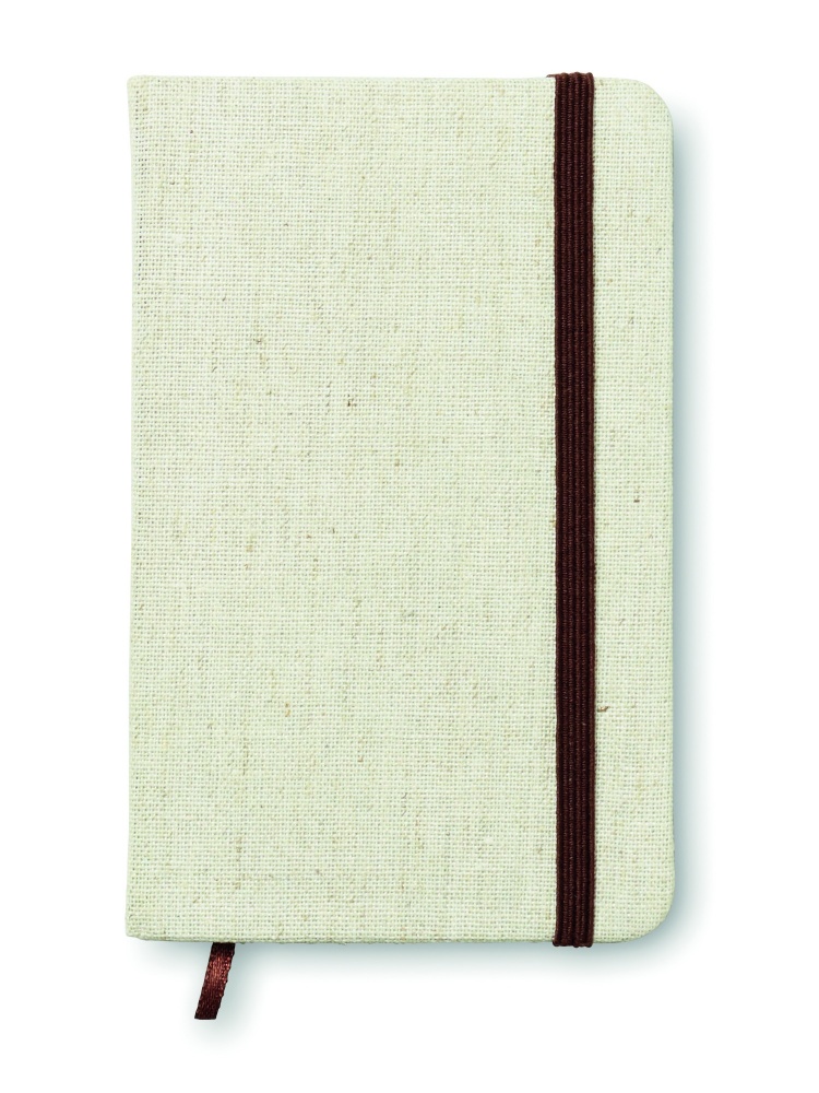 Logotrade corporate gift image of: A6 canvas notebook lined