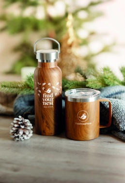 Logotrade promotional giveaway image of: Double wall bottle 500 ml