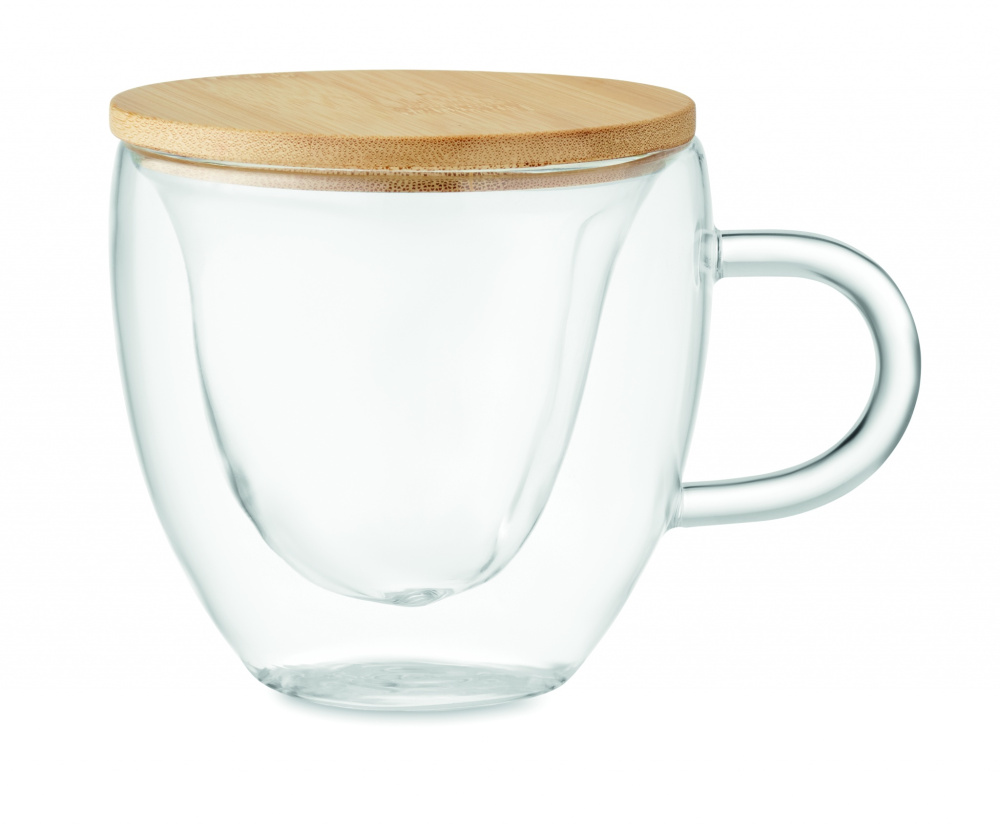 Logotrade promotional product picture of: Double wall borosilicate glass