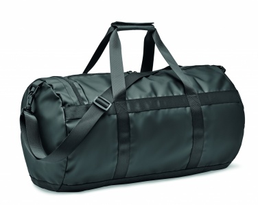 Logo trade promotional giveaways image of: Sports bag in 50C tarpaulin