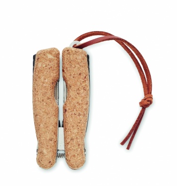 Logotrade business gift image of: Multi tool pocket knife cork