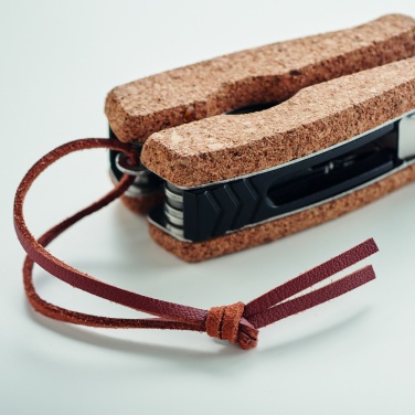 Logo trade promotional gifts picture of: Multi tool pocket knife cork