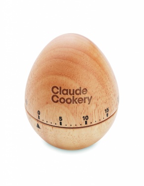 Logotrade promotional product picture of: Pine wood egg timer