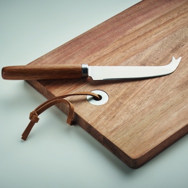 Logo trade corporate gift photo of: Acacia wood cheese board set Hannover