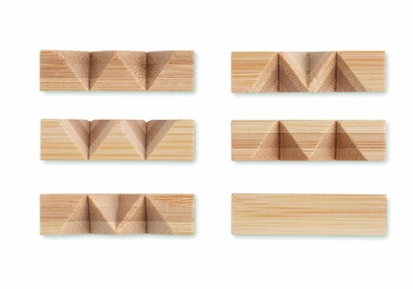 Logotrade promotional item image of: Bamboo brain teaser star shape