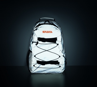 Logo trade corporate gifts image of: High reflective backpack 190T