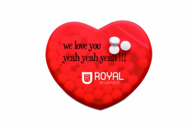 Logotrade promotional items photo of: Heart shape peppermint box