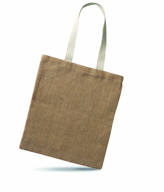 Logo trade promotional items image of: Jute shopping bag