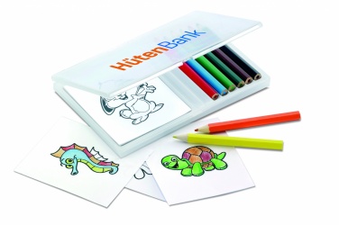 Logotrade promotional gift image of: Wooden pencil colouring set