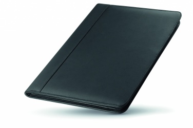 Logo trade promotional products picture of: A4 leather conference folder