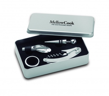 Logo trade promotional item photo of: Wine  set in tin box