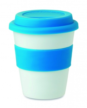 Logo trade advertising products image of: PP tumbler with silicone lid