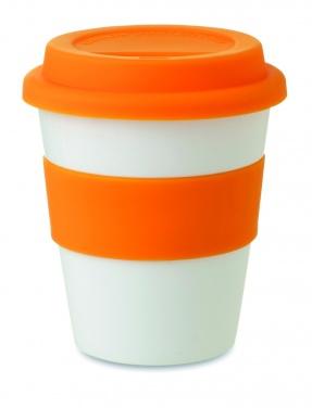 Logo trade promotional merchandise image of: PP tumbler with silicone lid