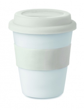 Logo trade corporate gifts picture of: PP tumbler with silicone lid
