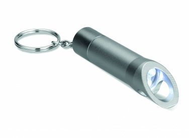 Logotrade corporate gift image of: Metal torch key ring Ylivieska