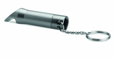 Logotrade promotional gift picture of: Metal torch key ring Ylivieska
