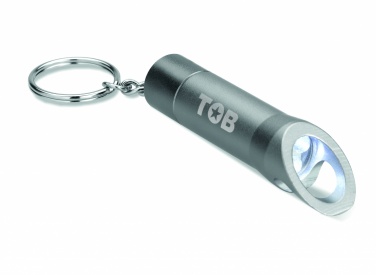 Logo trade promotional product photo of: Metal torch key ring Ylivieska