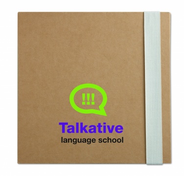 Logo trade promotional merchandise photo of: Notebook with memo set and pen