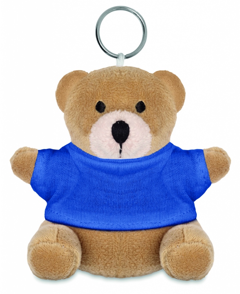 Logotrade promotional products photo of: Teddy bear key ring FINLAND