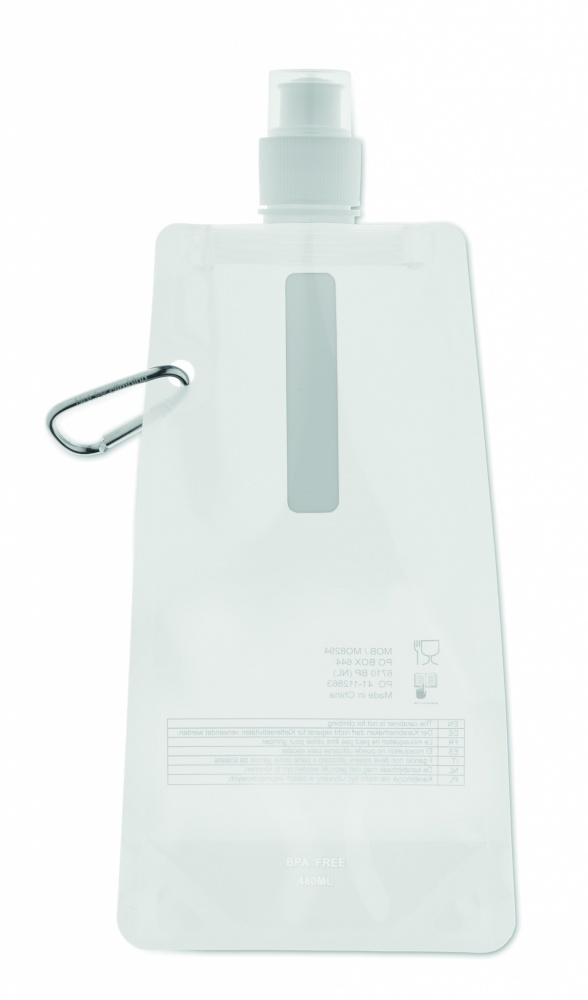 Logo trade business gift photo of: Foldable water bottle
