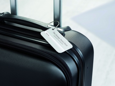 Logotrade promotional merchandise picture of: Aluminium luggage tag