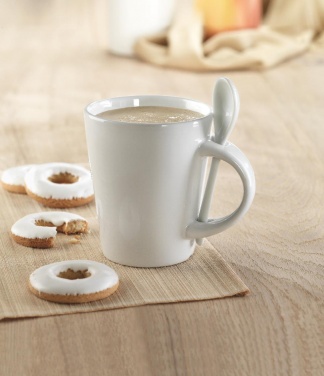 Logotrade advertising products photo of: Sublimation mug with spoon
