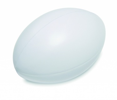 Logotrade promotional gift image of: Anti-stress PU rugby ball