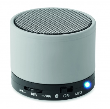 Logo trade promotional gifts picture of: Round wireless speaker