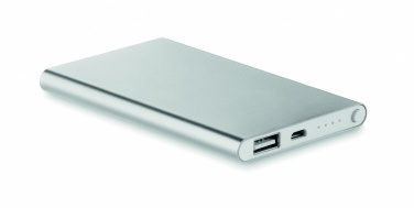 Logotrade corporate gifts photo of: Flat power bank 4000 mAh