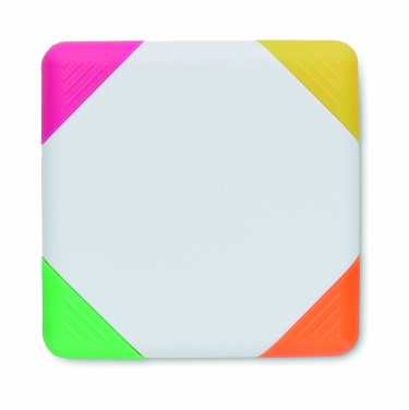 Logo trade corporate gifts image of: Square shaped highlighter
