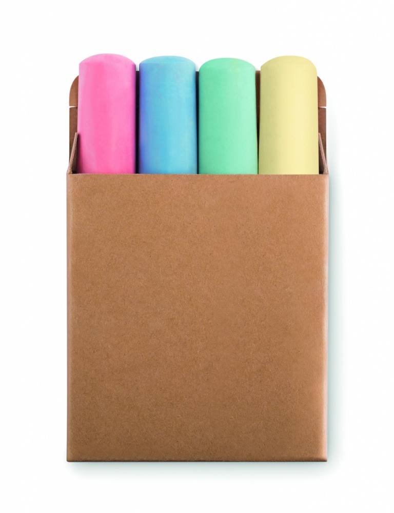 Logo trade promotional gifts image of: 4 chalk sticks