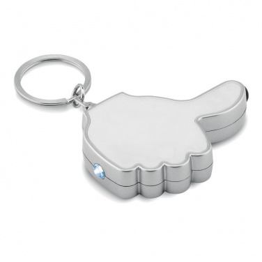 Logo trade promotional giveaways image of: Thumbs up led light w/key ring Valmiera