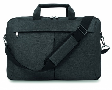Logo trade business gifts image of: Laptopbag in 360D polyester