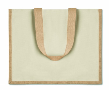 Logotrade business gift image of: Jute and canvas shopping bag