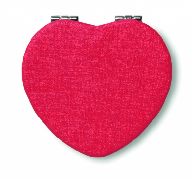 Logo trade promotional giveaway photo of: Heart PU mirror