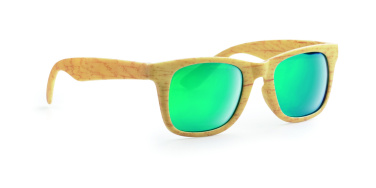 Logo trade promotional items picture of: Wooden look sunglasses MAARDU