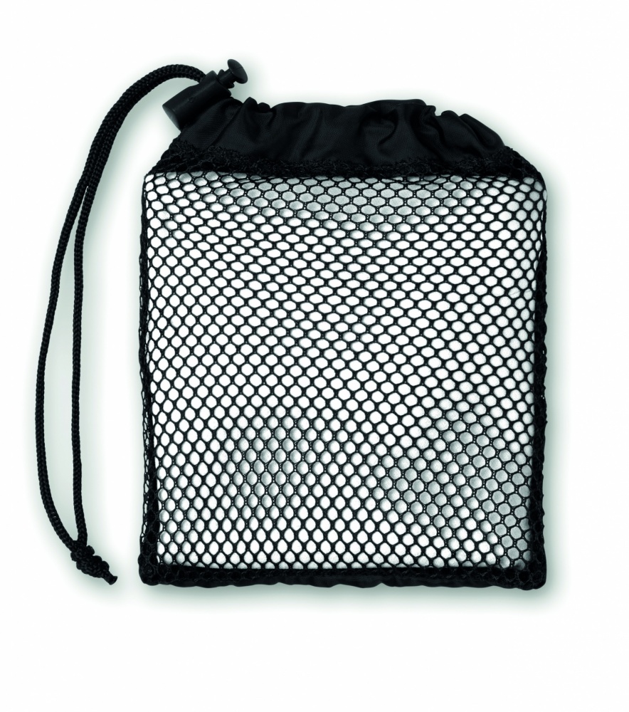 Logo trade promotional giveaways picture of: Sports towel with pouch