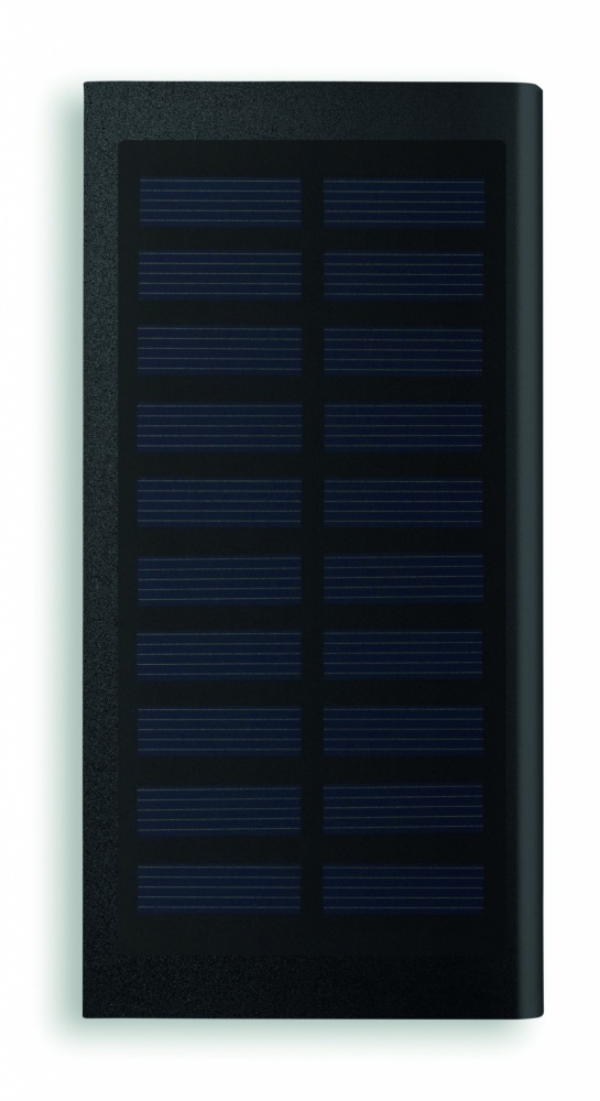 Logo trade promotional item photo of: Solar power bank 8000 mAh