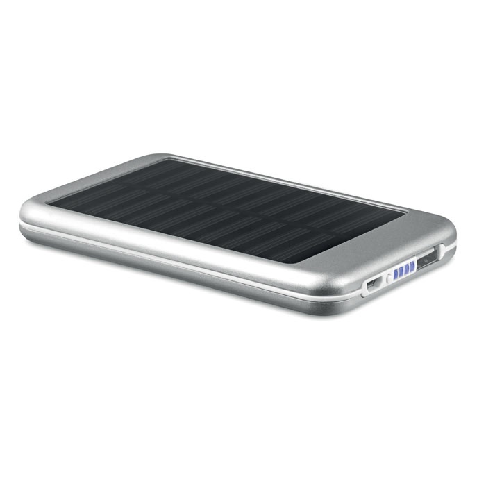 Logo trade promotional products picture of: 4000 mAH solar powerbank