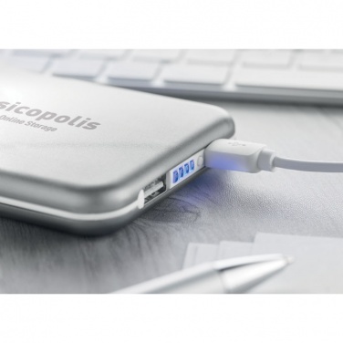 Logotrade promotional product image of: 4000 mAH solar powerbank