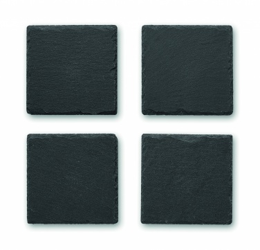 Logotrade advertising products photo of: Slate coasters with EVA bottom