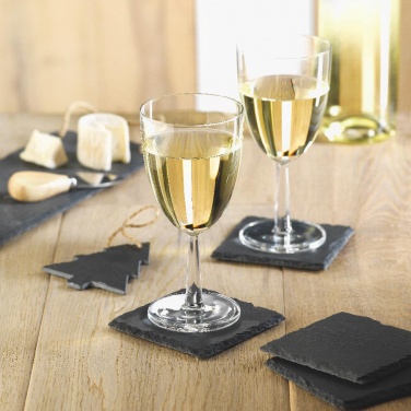 Logotrade promotional item picture of: Slate coasters with EVA bottom
